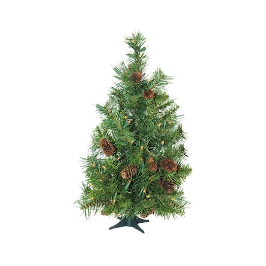 3Ft Pre-Lit Dakota Pine Artificial Christmas Tree, Clear Dura-Lit Lights By Northlight | 3 ft | Michaels®